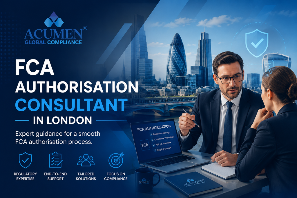 FCA Authorisation Consultant in London: How to Get Approved and Stay Compliant in 2026
