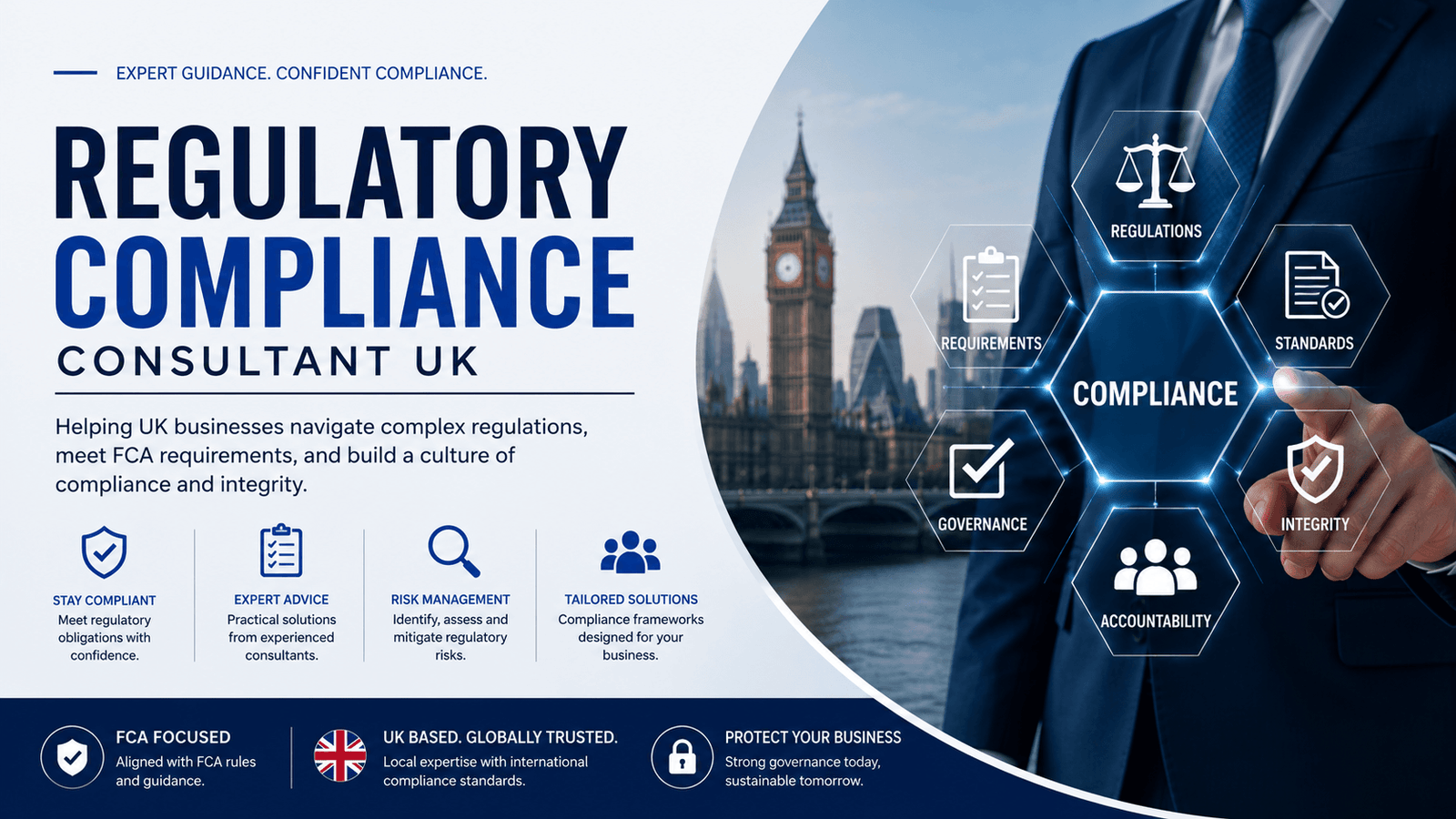 Regulatory Compliance Consultant UK helping FCA regulated businesses